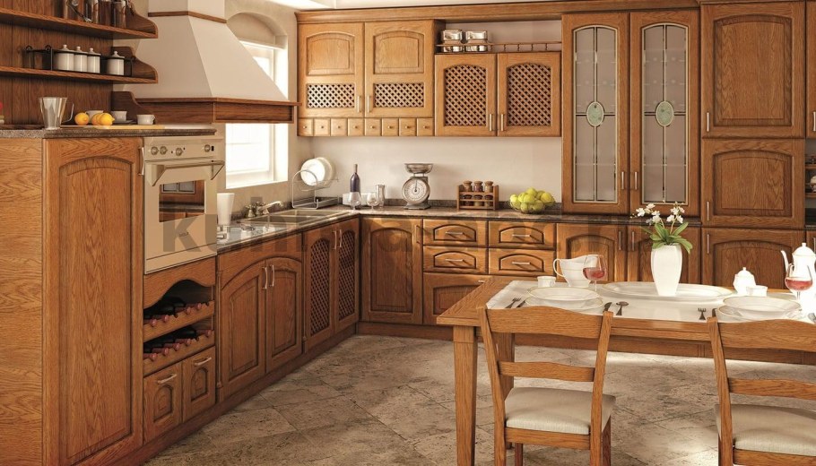 Кухонный гарнитур из дерева