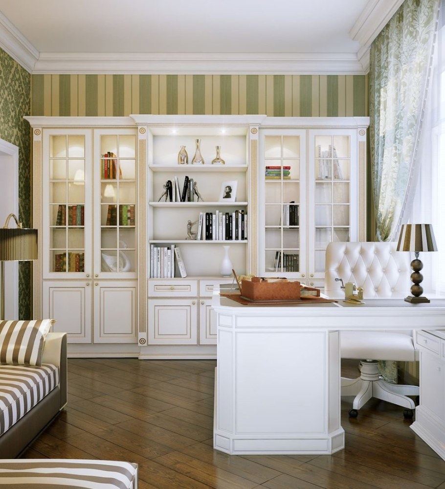 Рабочее место в классическом стиле