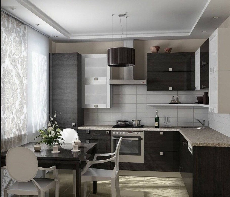 Интерьер кухни 10 кв.м