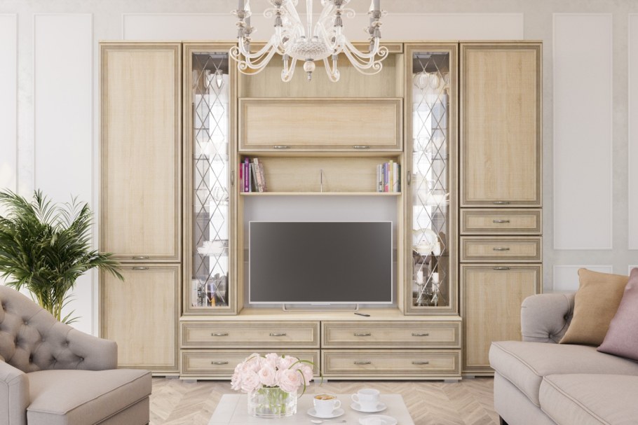 Гостиная Ливорно дуб сонома Домани