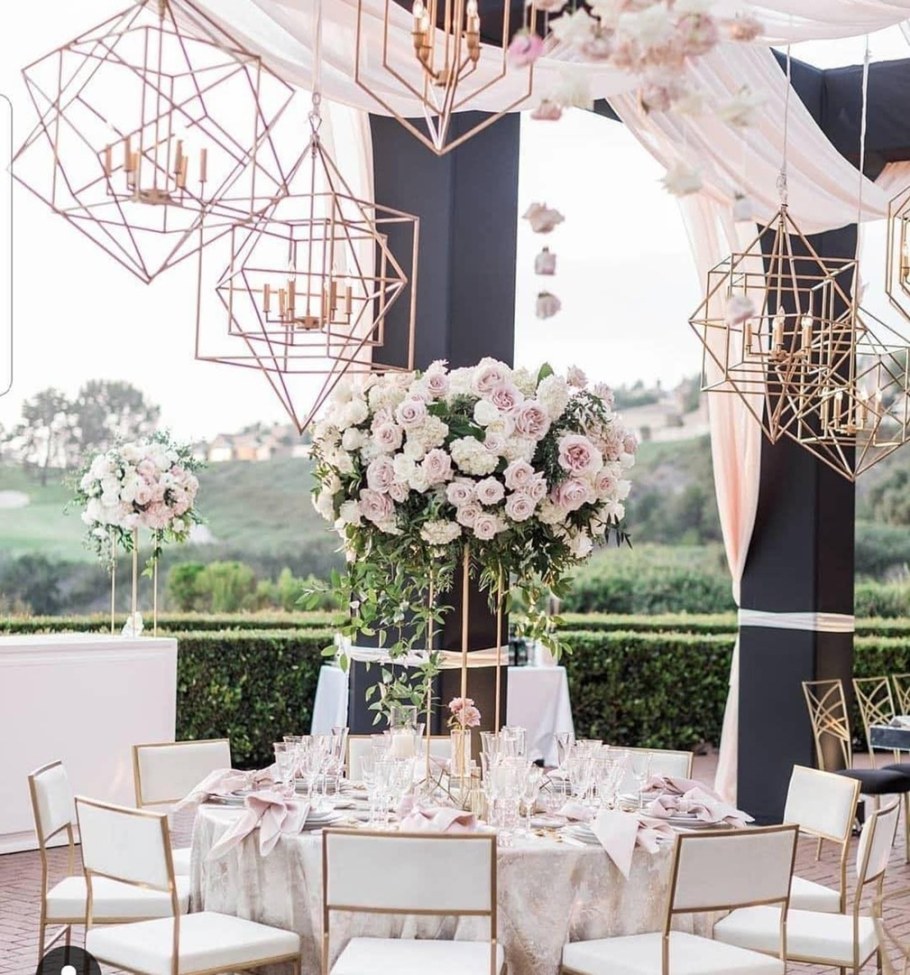 Свадьба в геометрическом стиле