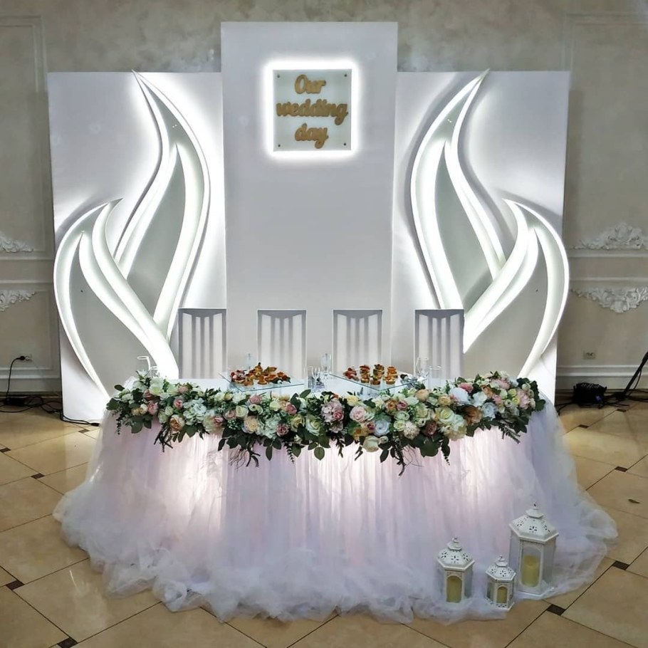 Современный декор свадьбы