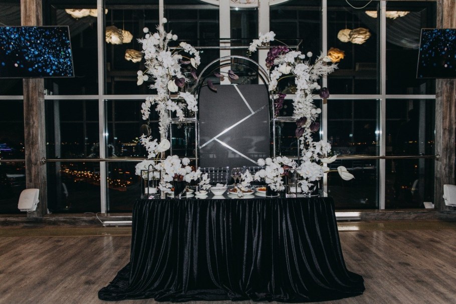 Черно белая свадьба