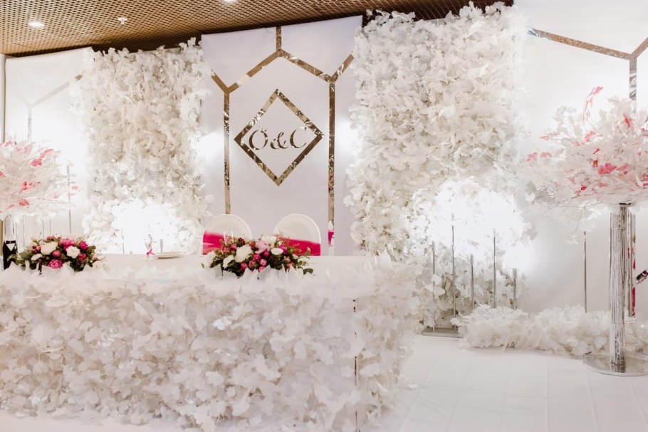 Декор свадебного зала 2022