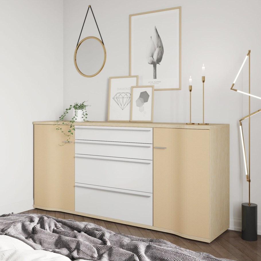 Комод Элеонора Lazurit белый