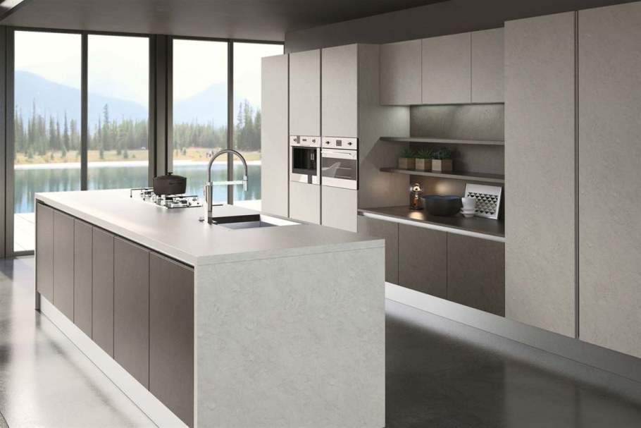 Кухня Алвик Аквамарин