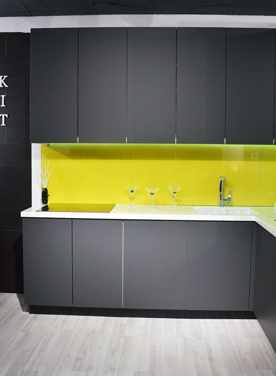 Кухни Алвик графит суперматовый