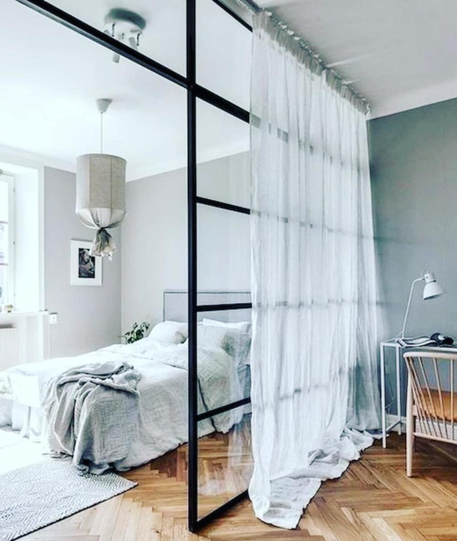 Стеклянные перегородки для зонирования