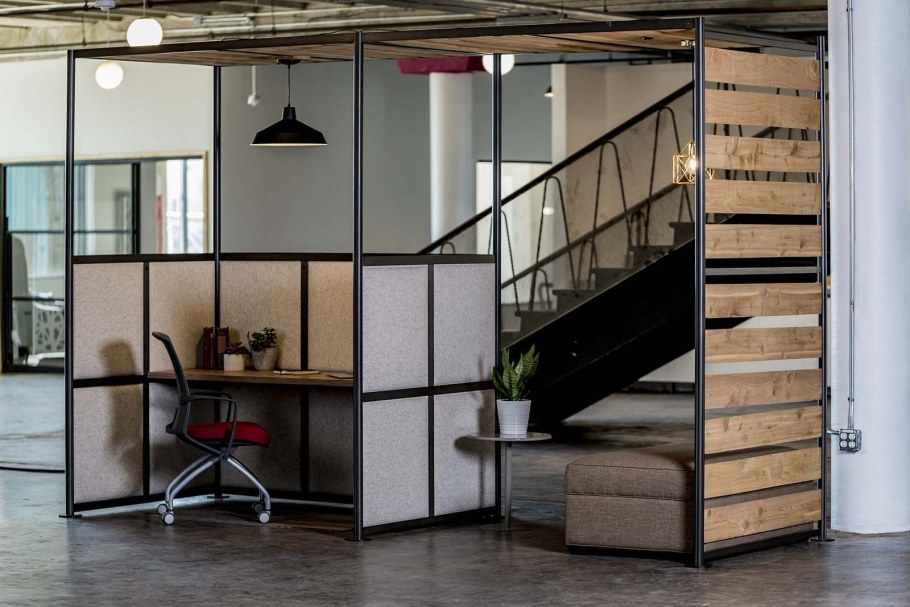 Лофт перегородки из металла