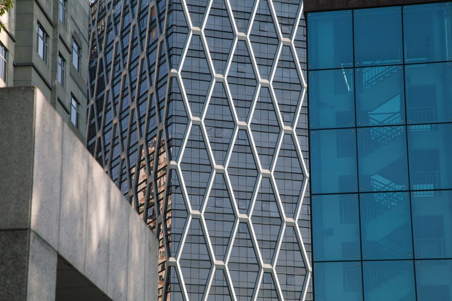 Фасад небоскреба