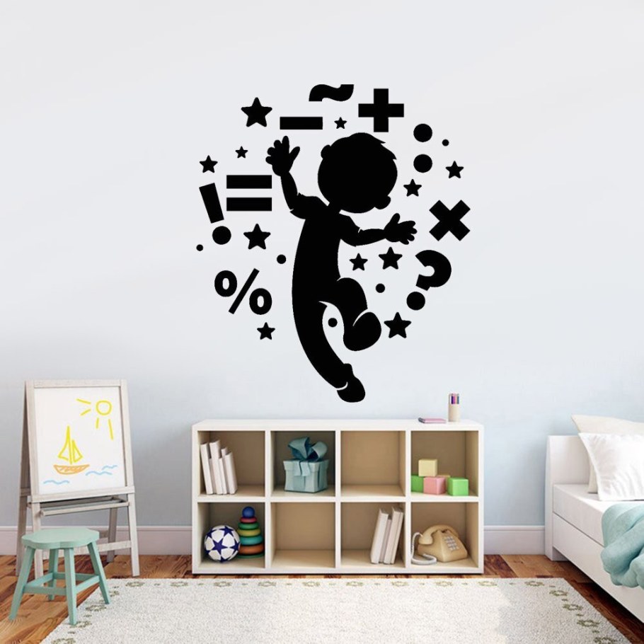 Математические наклейки на стену