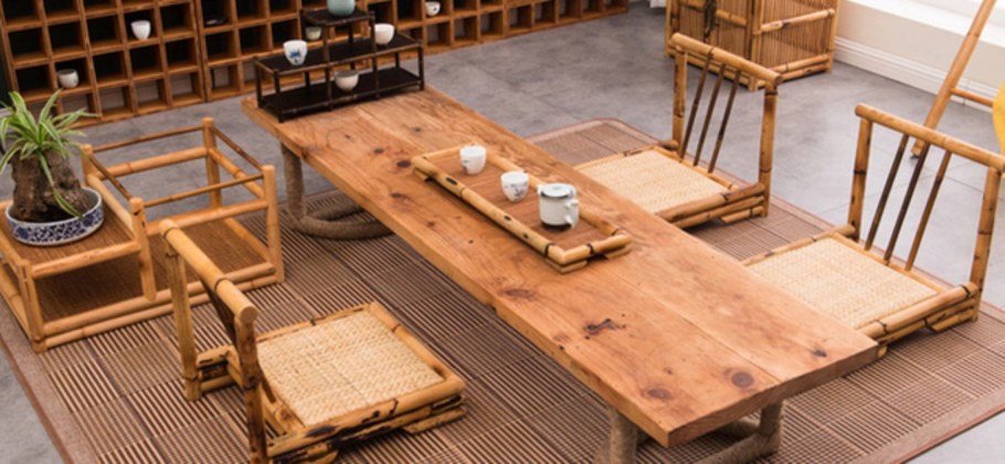 Японская мебель из дерева