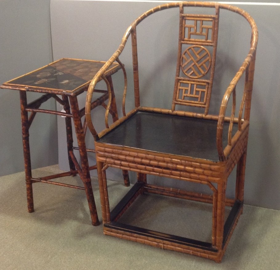 Бамбуковая мебель 19 века