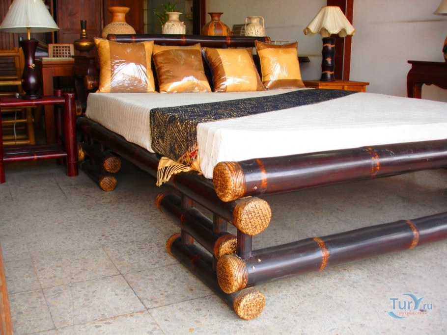 Бамбуковая кровать фэнтези