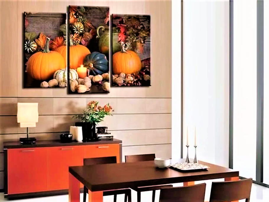 Постеры в интерьере кухни