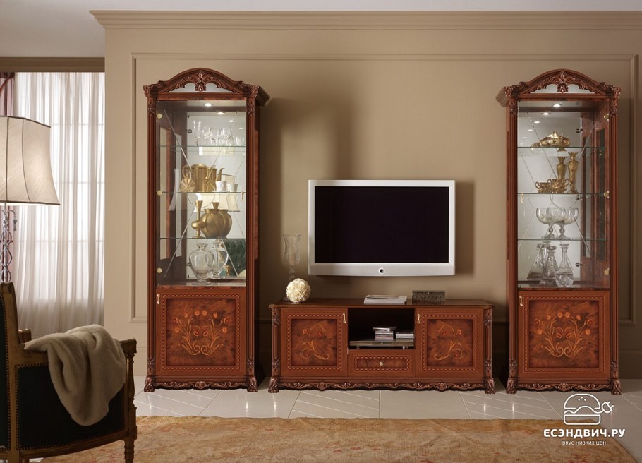 Гостиная итальянский орех