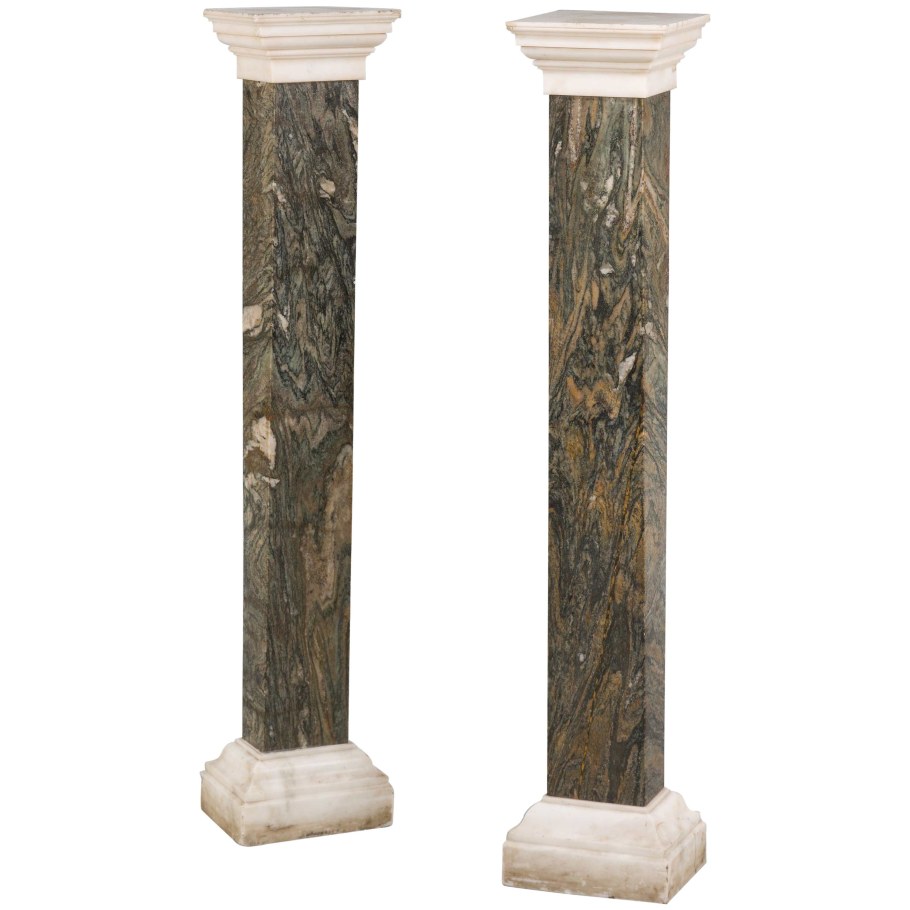 Мраморные колонны квадратные