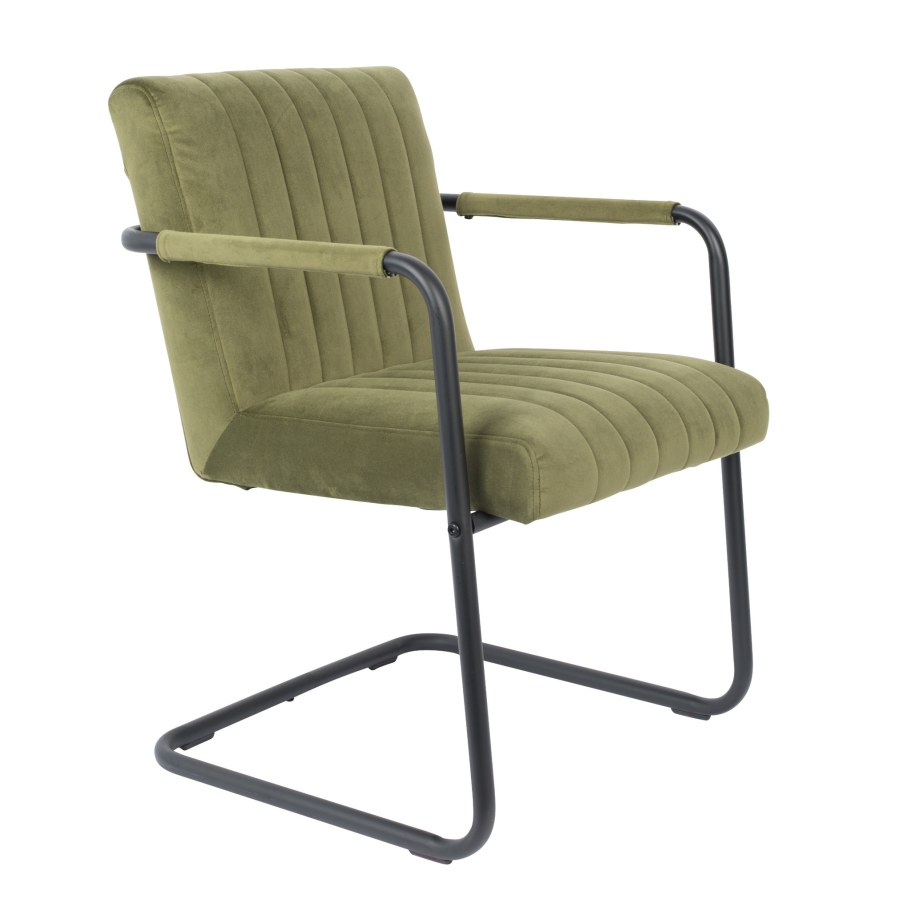 Кресло Ститч, вельвет серый