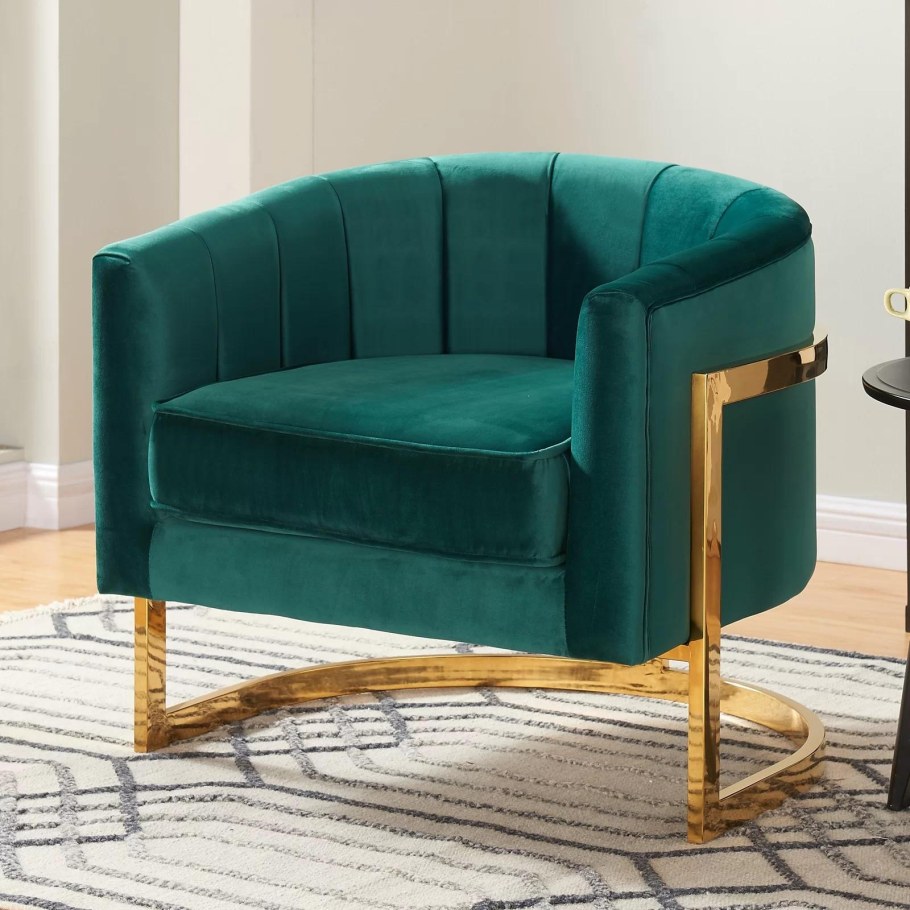 Кресло Meridian, изумрудный