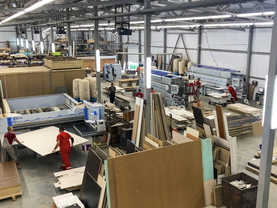 ЛДСП Egger распил и кромление