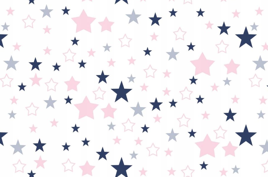 Розовый фон со звездочками