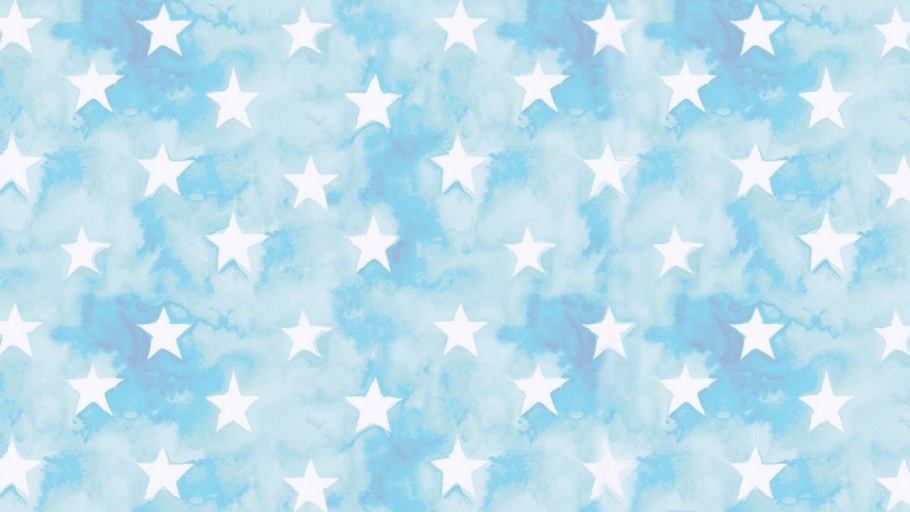 Голубой фон со звездами
