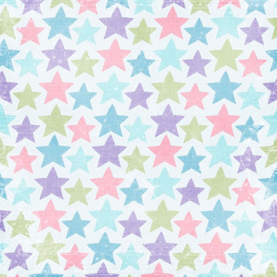 Бумага для скрапбукинга звезды