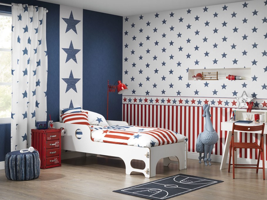 Обои Rasch bambino в интерьере