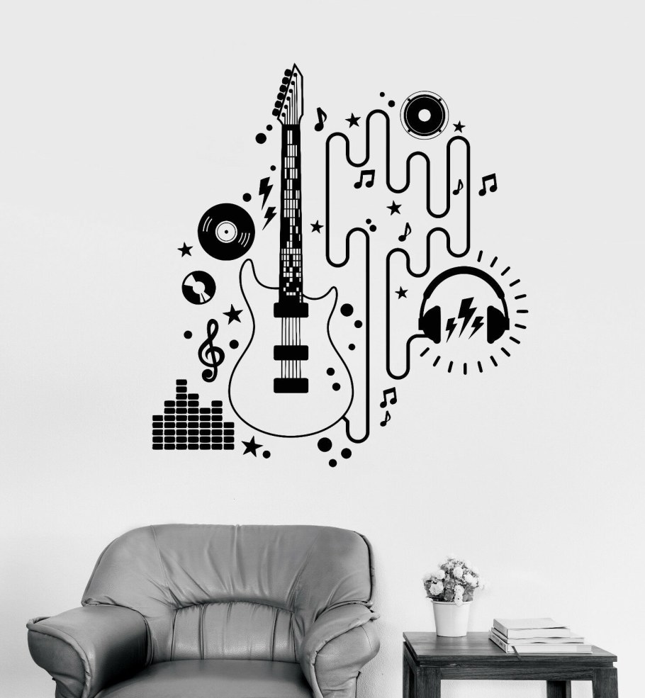 Рисунки на стену рок