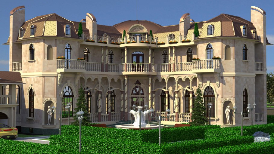 Шестиэтажный особняк на Рублевке