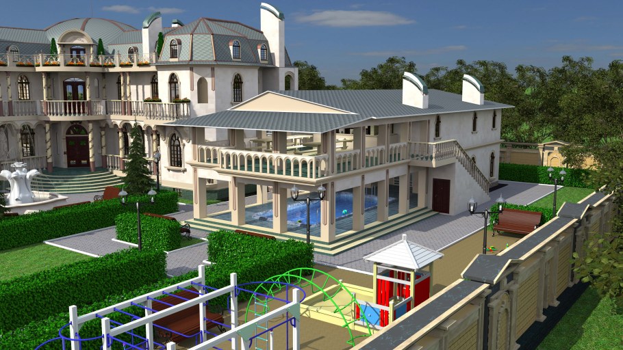 Особняки в Чечне