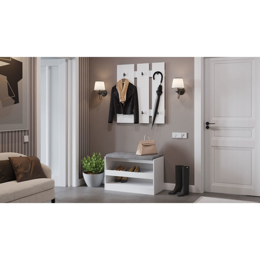 Прихожая Агата белый