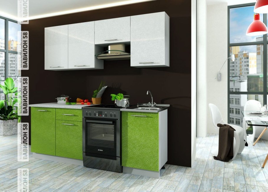 Кухня олива 2,1