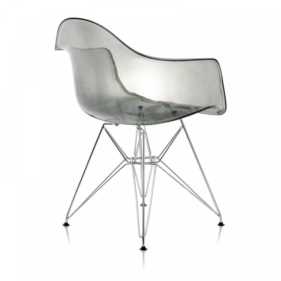 Стул-кресло Eames Style dar PC прозрачный