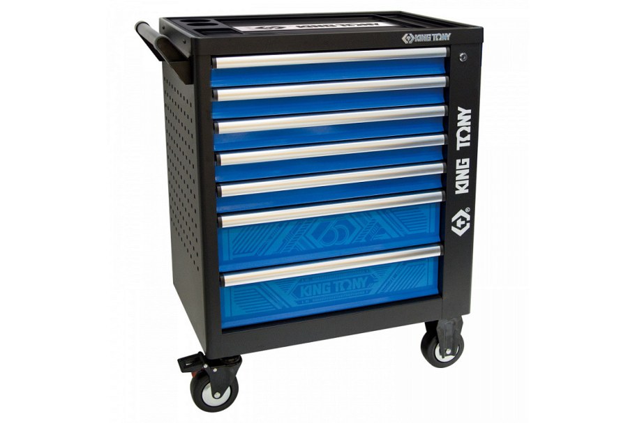 King Tony тележка инструментальная , 7 ящиков, черная, p87g35-7b-kb01