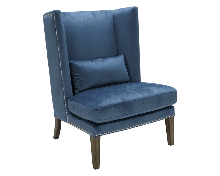 Кресло БЛУВЕЛЬВЕТ, красный