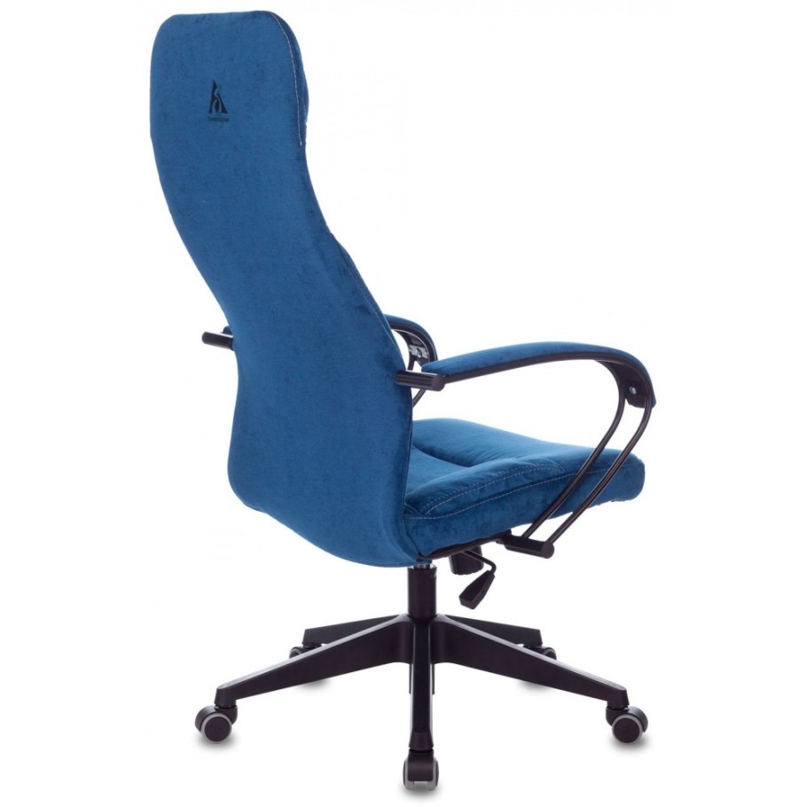 Кресло руководителя Бюрократ Ch-608fabric, на колесиках, ткань, синий