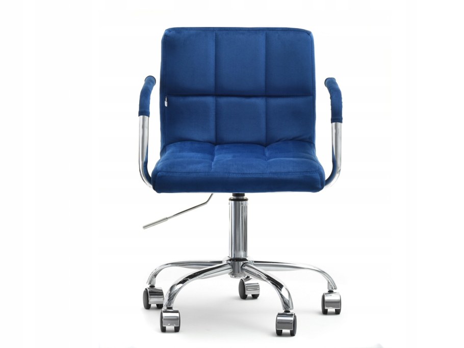 Кресло офисное Кларк велюр синий