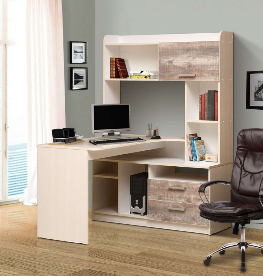 Уголок школьника ТМК (стол письменный дм, тумба, надстройка)