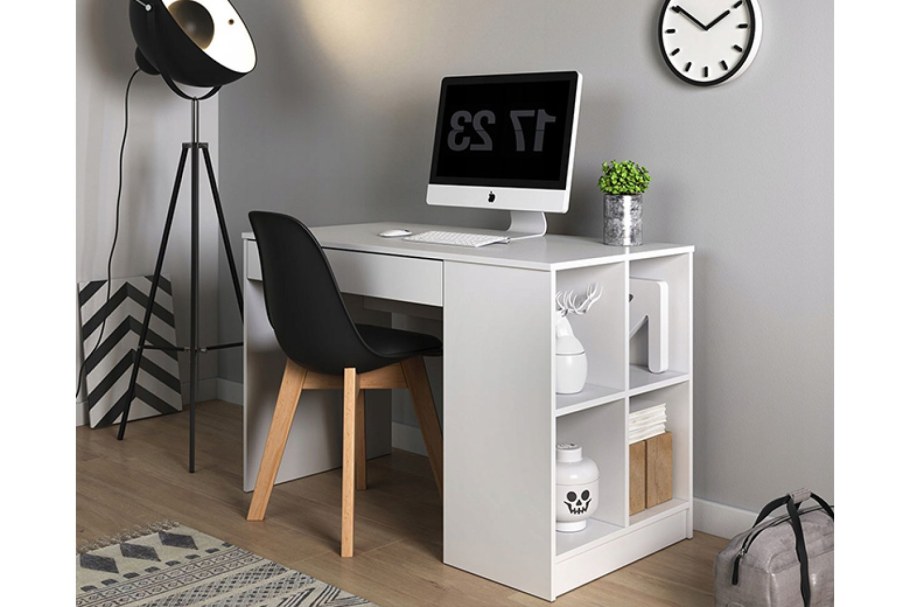 Стол письменный белый с ящиками икеа