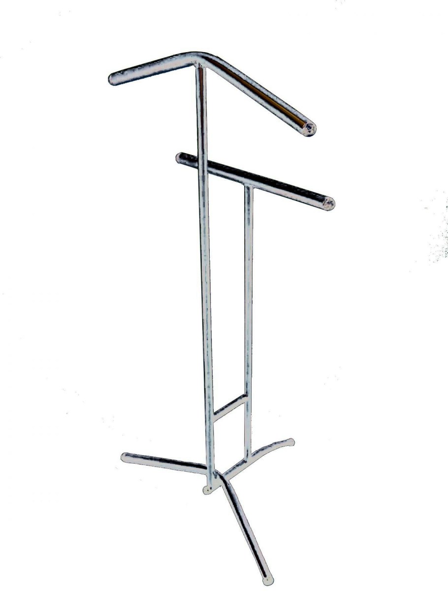 Вешалка напольная, стальная труба, 410x410x1750мм. П-1