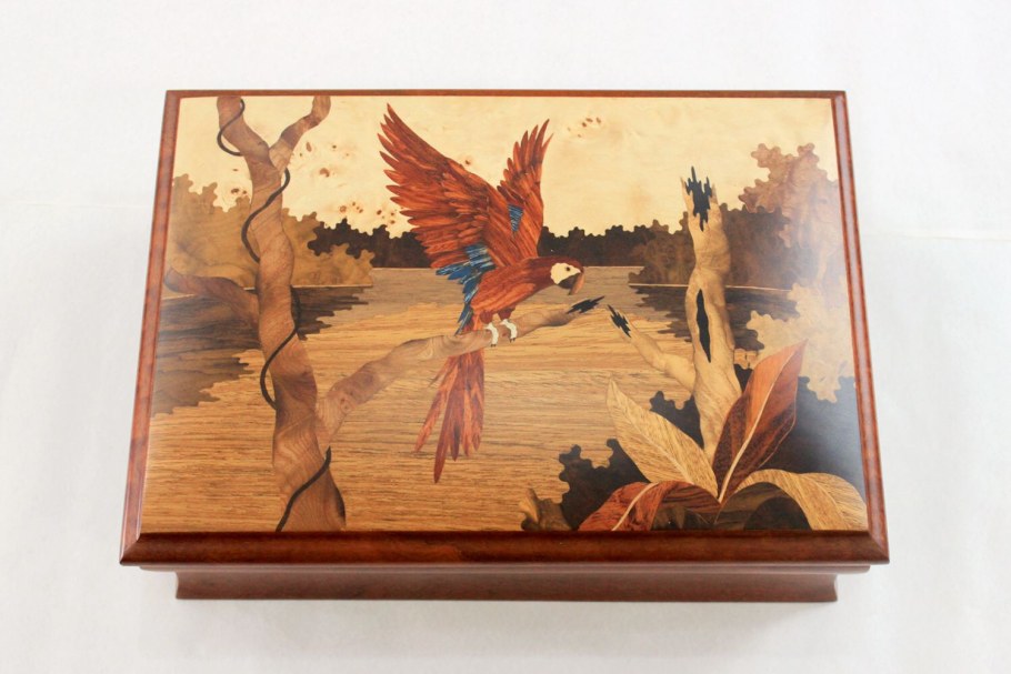 Японское искусство Маркетри по дереву