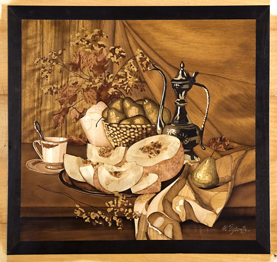 Техника Маркетри деревянная мозаика