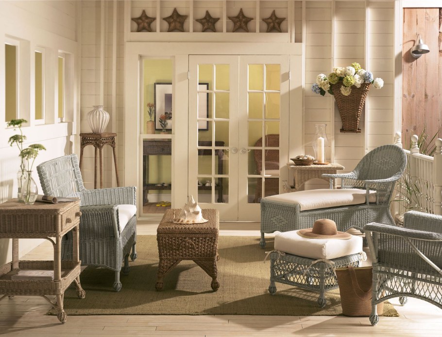 Прованс стиль ротанг