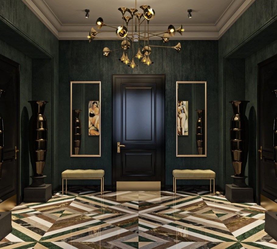 Буазери интерьере ар деко