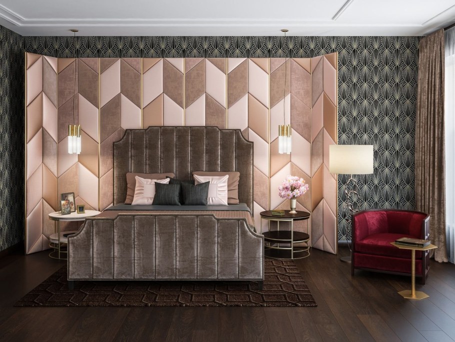 Спальня Гэтсби ар деко