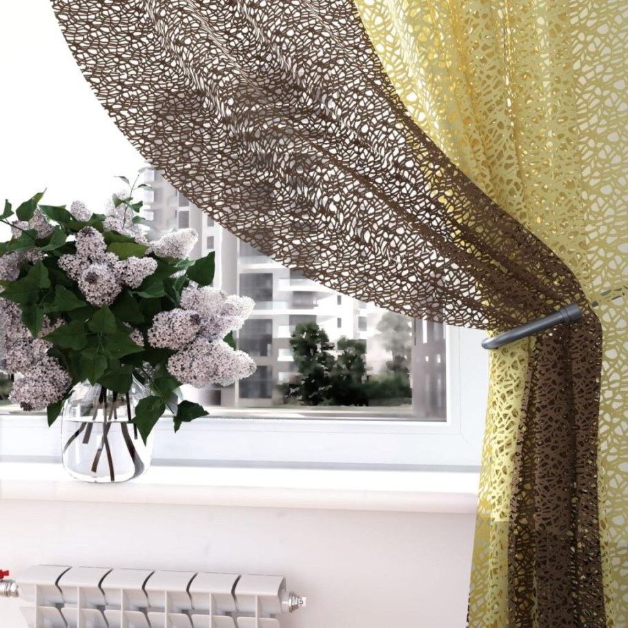 Штора паутинка в Леруа Мерлен