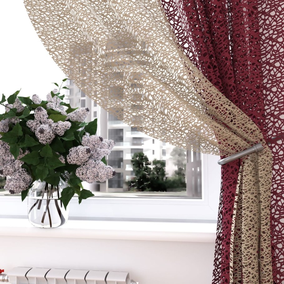 Тюль паутинка в Леруа Мерлен