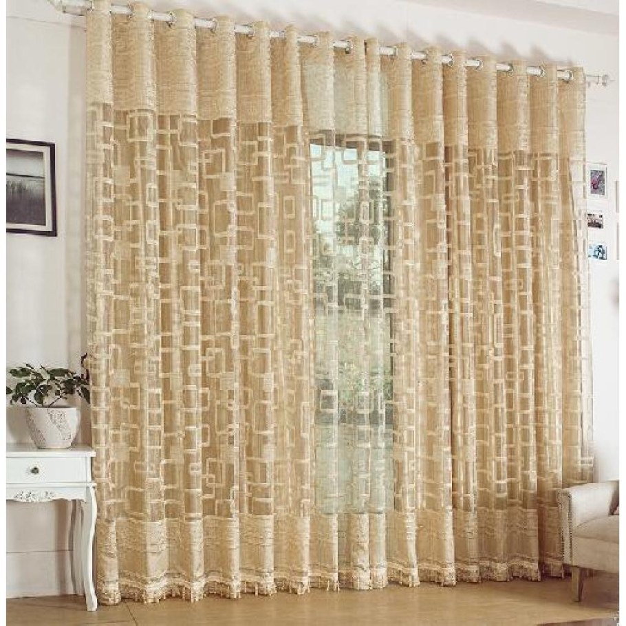 Шторы на люверсах в сеточку