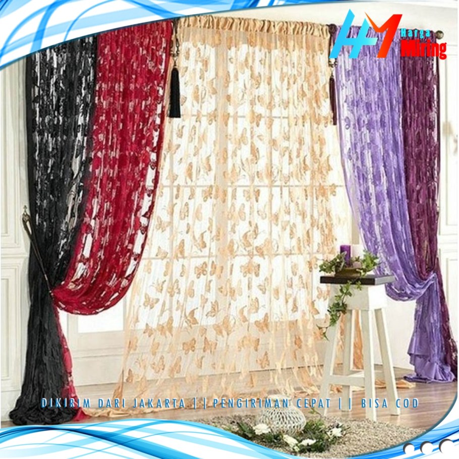 Шторы в гостиную с бахромой